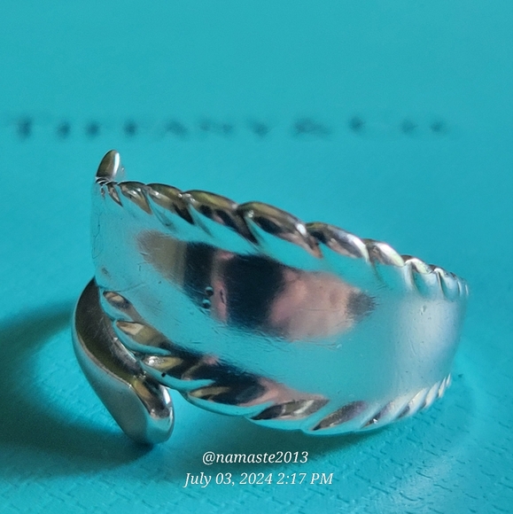 1895 Tiffany & Co. Sterling Silver Scallop  Feather Edge Luxury Spoon-ring #25 - Picture 14 of 16